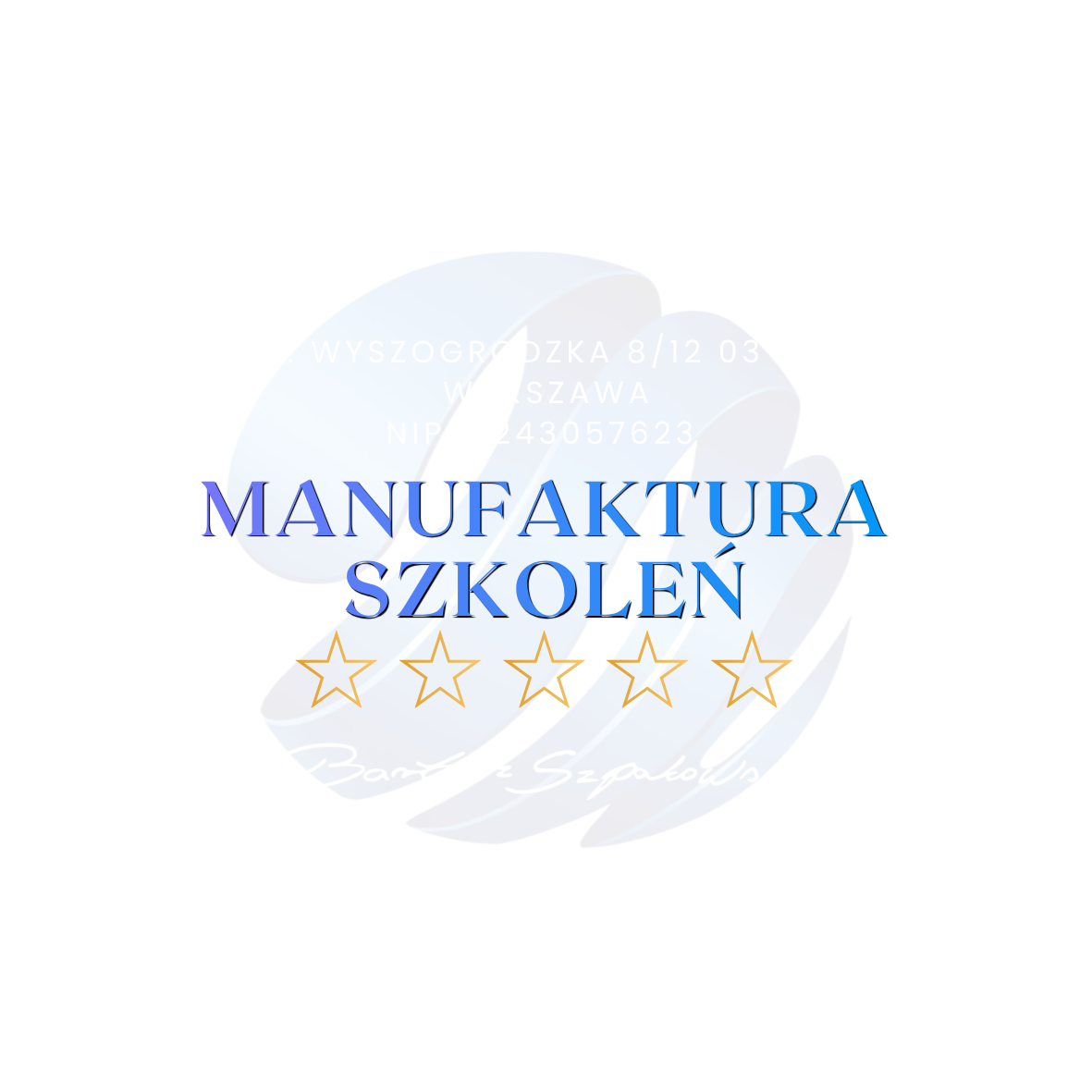 Pieczątka firmowa Manufaktury Szkoleń